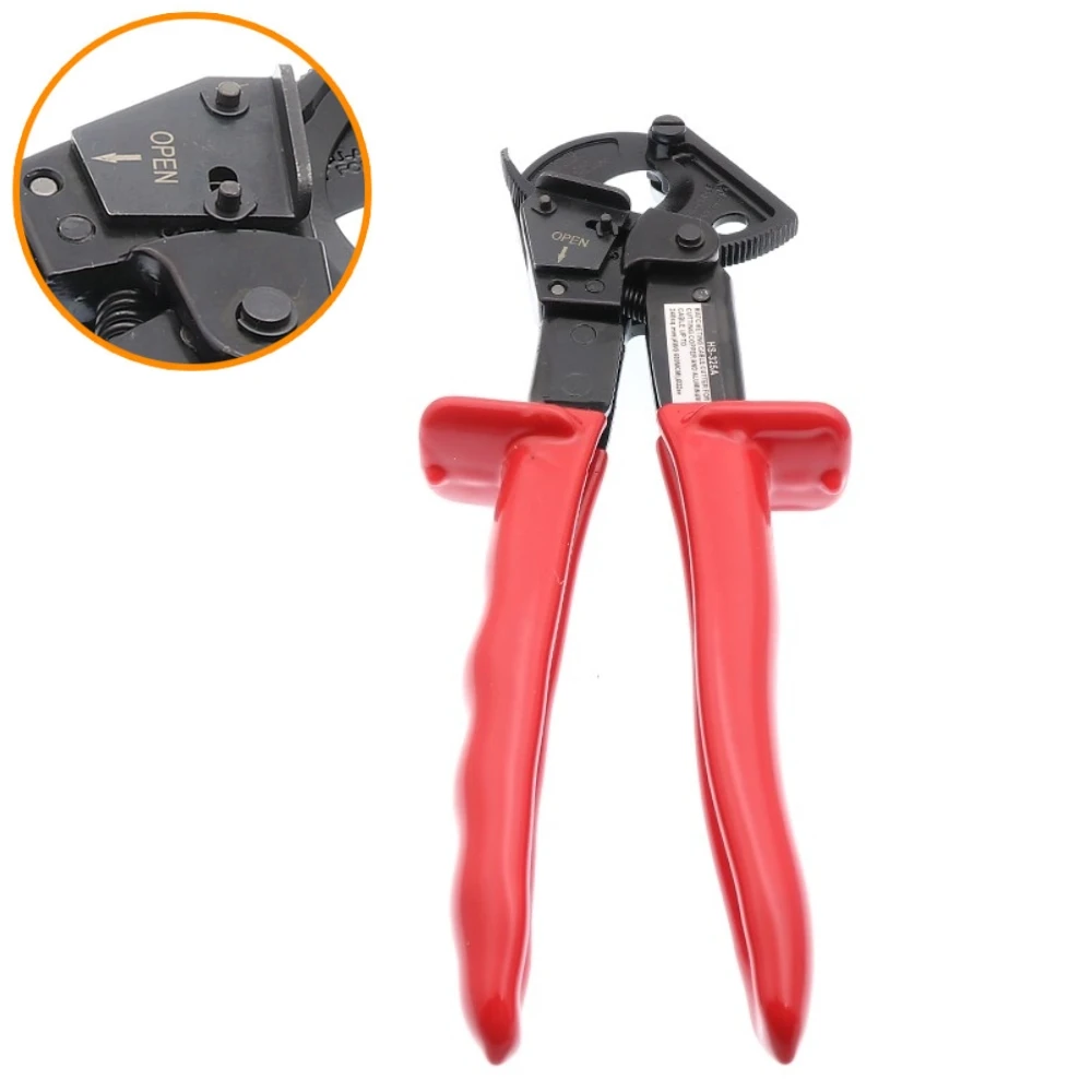 Heavy Duty Ratchet Cable Cutter Cut Up To 240mm2 Ratcheting Wire Cut Hand Tool for Cutting Steel or Steel Wire Hand Tool
Heavy Duty Ratchet Cable Cutter Cut Up To 240mm2 Ratcheting Wire Cut Hand Tool for Cutting Steel or Steel Wire Hand Tool
