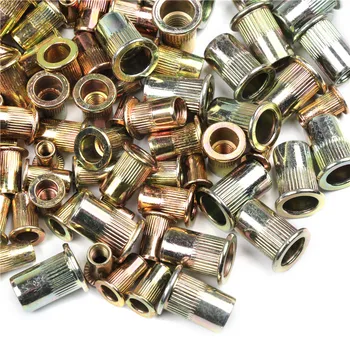 100PCS M3 M4 M5 M6 M8 Flat Head Rivet Nuts Set Nuts Insert Riveting Carbon steel Rivet Nuts Assorted set
100PCS M3 M4 M5 M6 M8 Flat Head Rivet Nuts Set Nuts Insert Riveting Carbon steel Rivet Nuts Assorted set