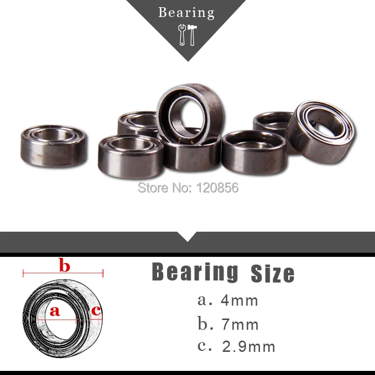 Brand new free shipping brand new 10PCS 4x7x2.9mm Bearings for RC toy Remote control toy parts
Brand new free shipping brand new 10PCS 4x7x2.9mm Bearings for RC toy Remote control toy parts