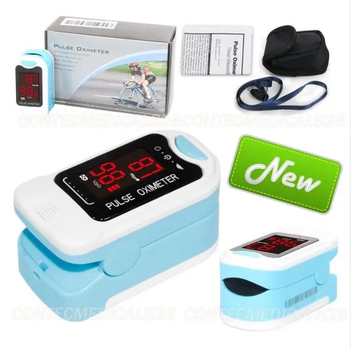 

CMS50M LED Fingertip Pulse Oximeter, Spo2 Monitor,Carry Case,Lanyard,HOT SALE CE CONTE