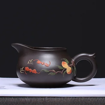 Purple Sand Ore Black Mud Wholesale Factory Direct Selling Justice Cup Tea Cup Xiantao Justice Cup Teaware Set Assembly
Purple Sand Ore Black Mud Wholesale Factory Direct Selling Justice Cup Tea Cup Xiantao Justice Cup Teaware Set Assembly