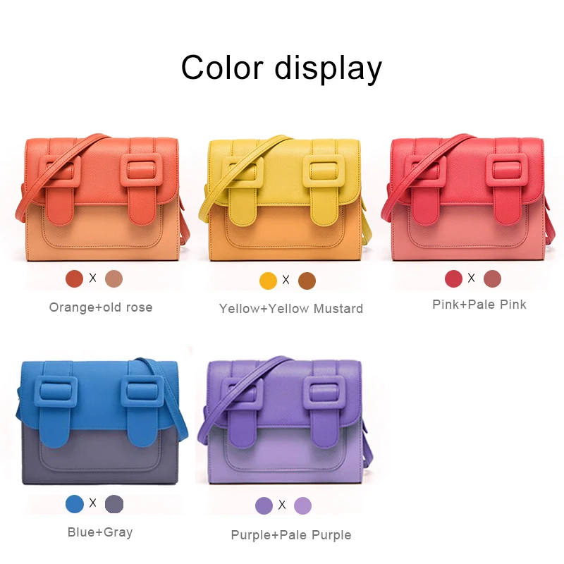 Bag For Women 2019 New Color Stitching Single Shoulder Bag High Quality Ladies Satchel Handbag Messenger Bag
Bag For Women 2019 New Color Stitching Single Shoulder Bag High Quality Ladies Satchel Handbag Messenger Bag