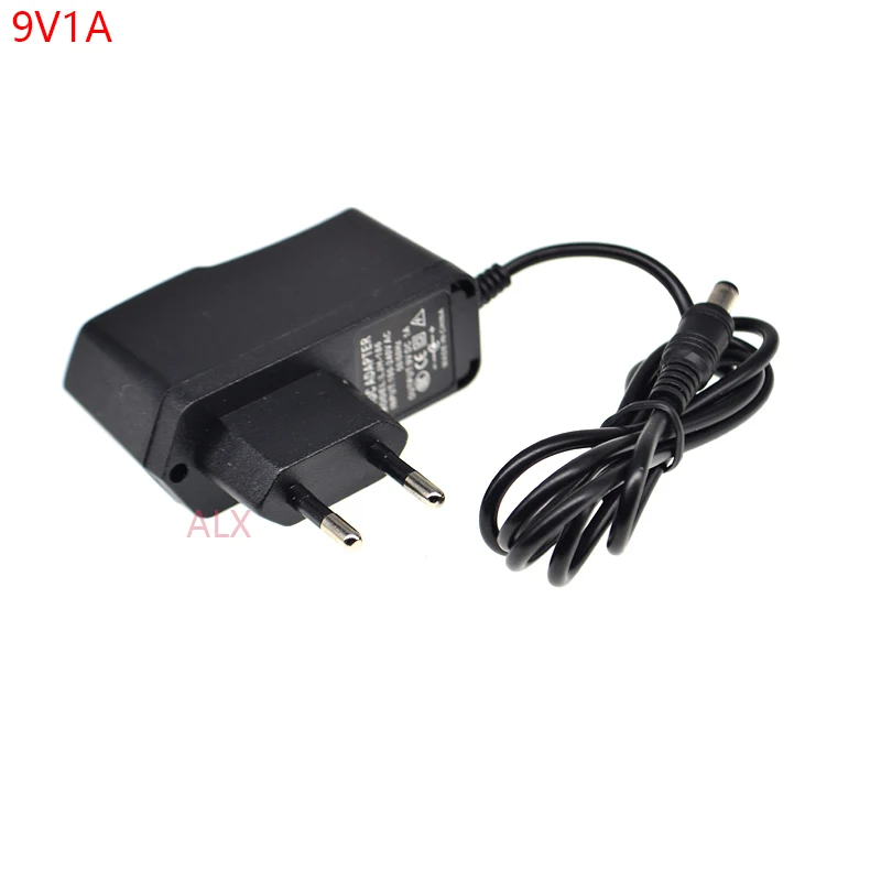 DC 9V1A 9V 1A Power Supply Adapter EU PLUG 100V-240V 220V AC TO DC Converter 1000MA 5.5*2.1MM 5.5MM*2.5MM FOR ARDUINO UNO R3
DC 9V1A 9V 1A Power Supply Adapter EU PLUG 100V-240V 220V AC TO DC Converter 1000MA 5.5*2.1MM 5.5MM*2.5MM FOR ARDUINO UNO R3