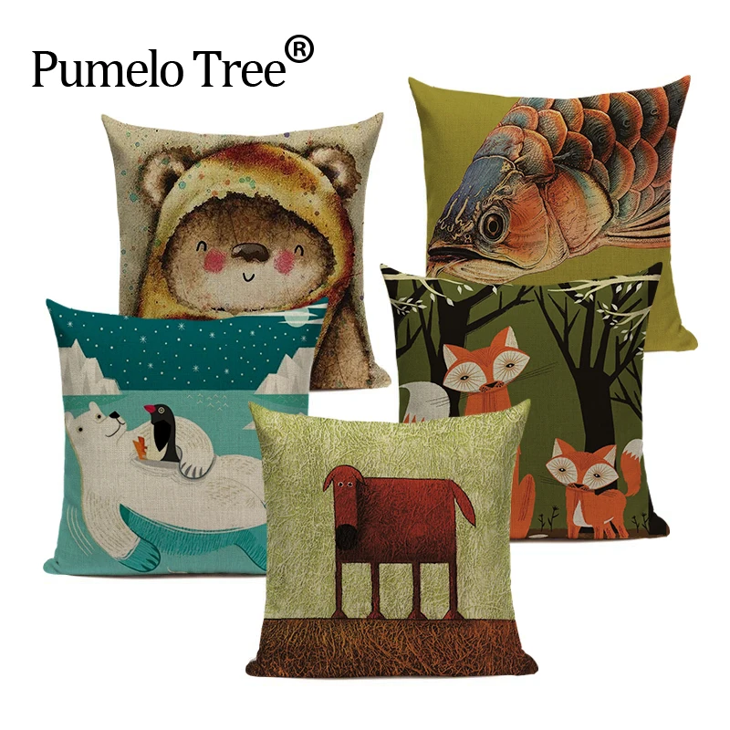 High Quality Animals Cute Square Pillow Case Decorative Home Cushions Elephant Whales LionDog Giraffe Decor Custom Cushion Cover
High Quality Animals Cute Square Pillow Case Decorative Home Cushions Elephant Whales LionDog Giraffe Decor Custom Cushion Cover
