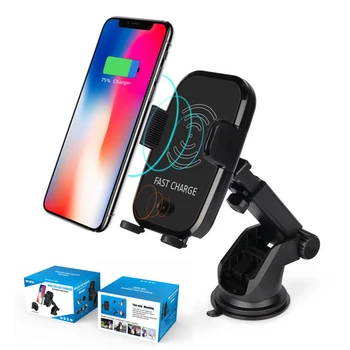 Fast Wireless Car Charger Automatic Infrared Sensor Car Mount Air Vent Phone Holder Cradle for iPhone 8/8 Plus/ X Samsung S9 S8
Fast Wireless Car Charger Automatic Infrared Sensor Car Mount Air Vent Phone Holder Cradle for iPhone 8/8 Plus/ X Samsung S9 S8