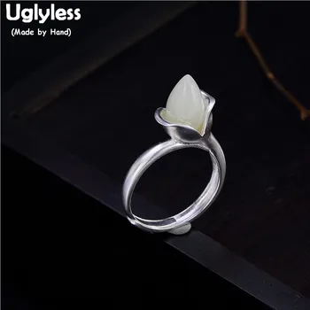 Uglyless S925 Sterling Silver Flower Rings for Women Elegant White Jade Ring Natural Strawberry Quartz Pink Ring Magnolia Bijoux
Uglyless S925 Sterling Silver Flower Rings for Women Elegant White Jade Ring Natural Strawberry Quartz Pink Ring Magnolia Bijoux