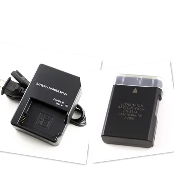 

EN-EL14 EN-EL14a ENEL14 EL14 Battery+MH24 charger for Nikon P7800 P7700 P7100 D3400 D5500 D5300 D5200 D3200 D3300 D5100 D3100