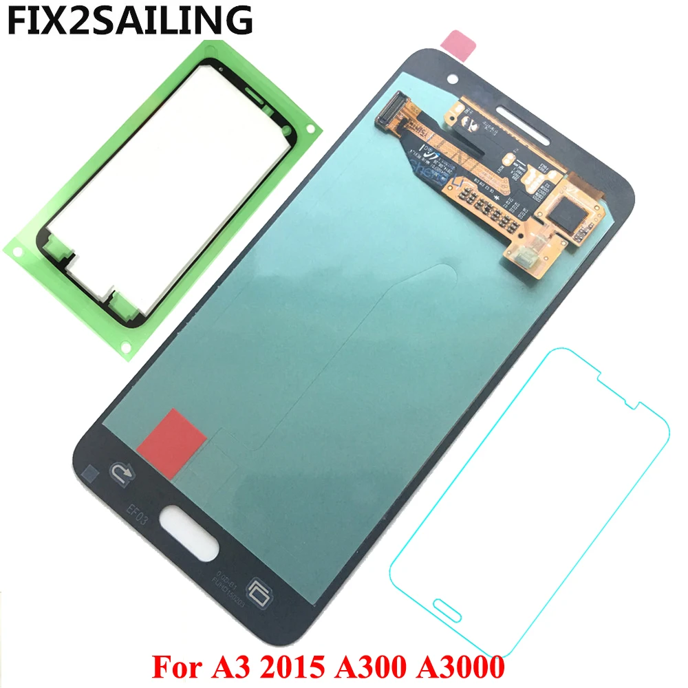 Display A3 For Samsung Galaxy A3 2015 A300 A3000 Super AMOLED LCD Display 100% Tested Working Touch Screen Assembly
Display A3 For Samsung Galaxy A3 2015 A300 A3000 Super AMOLED LCD Display 100% Tested Working Touch Screen Assembly