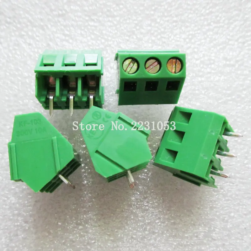 10PCS/LOT Terminals KF103-5.08-3P KF103-3P 300V 10A Screw 3Pin 5.08mm Straight Pin PCB Screw Terminal Block Connector 22-12A WG
10PCS/LOT Terminals KF103-5.08-3P KF103-3P 300V 10A Screw 3Pin 5.08mm Straight Pin PCB Screw Terminal Block Connector 22-12A WG