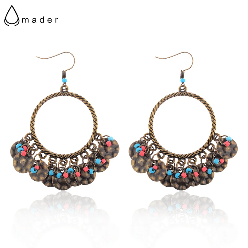 Amader 2017 Ethnic Big Round Bronze Earrings For Women Blue&Red Earring Vintage India Jewelry Oorbellen HQE731
Amader 2017 Ethnic Big Round Bronze Earrings For Women Blue&Red Earring Vintage India Jewelry Oorbellen HQE731