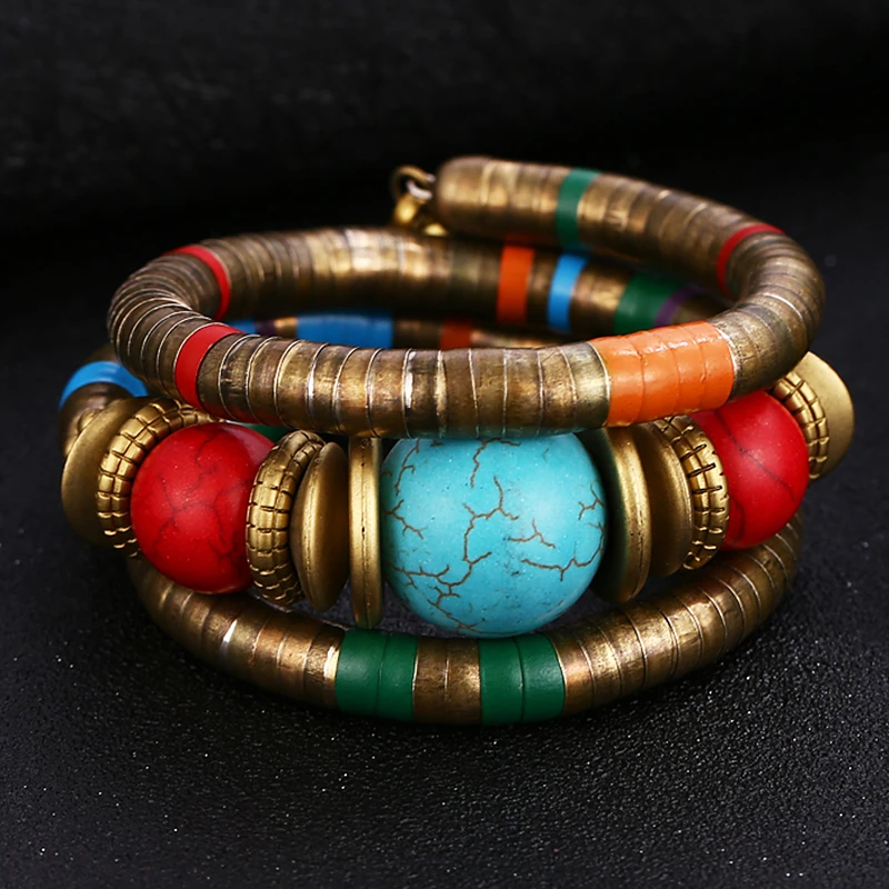 HOCOLE 2019 New Fashion Natural Stone Colorful Snake Bangle Bracelets For Women Vintage Multilayer Metal Bracelet Jewelry Indian
HOCOLE 2019 New Fashion Natural Stone Colorful Snake Bangle Bracelets For Women Vintage Multilayer Metal Bracelet Jewelry Indian