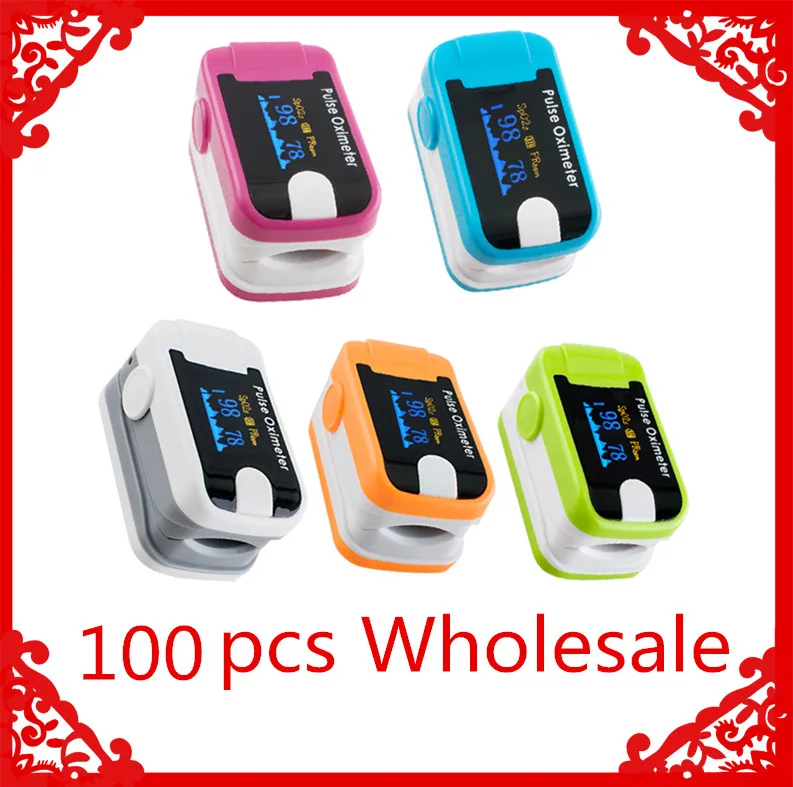 100 Pcs Wholesale OLED Fingertip Pulse Oximeter With Audio Alarm SPO2 PR PI Respiration Rate Monitor
100 Pcs Wholesale OLED Fingertip Pulse Oximeter With Audio Alarm SPO2 PR PI Respiration Rate Monitor