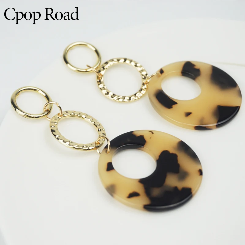 Cpop Circle Resin Acrylic Earrings Leopard for Women Acetic Acid Long Statement Stud Earrings Fashion Jewelry Best Ladies Gift
Cpop Circle Resin Acrylic Earrings Leopard for Women Acetic Acid Long Statement Stud Earrings Fashion Jewelry Best Ladies Gift