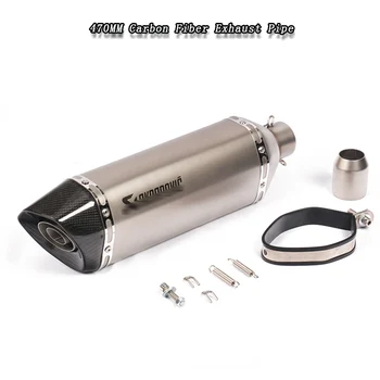 36-51 Universal Motorcycle Exhaust Modify Carbon Fiber Exhaust Muffler FZ6 CBR250 CB600 MT07 ATV Dirt Pit Bike Exhaust
36-51 Universal Motorcycle Exhaust Modify Carbon Fiber Exhaust Muffler FZ6 CBR250 CB600 MT07 ATV Dirt Pit Bike Exhaust