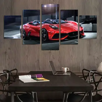 Wall Art Wall Art Picture 5 Panel Cool Reflective Sports Car Large Hd Canvas Print Painting For Living Room Decoration F194
Wall Art Wall Art Picture 5 Panel Cool Reflective Sports Car Large Hd Canvas Print Painting For Living Room Decoration F194
