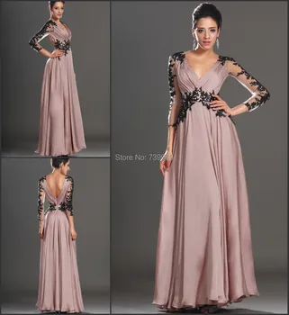 2015 sexy deep V-neck Three Quarter-sleeve pink A Line long Chiffon Appliques Empire Maternity Pleats summer Evening dresses
2015 sexy deep V-neck Three Quarter-sleeve pink A Line long Chiffon Appliques Empire Maternity Pleats summer Evening dresses