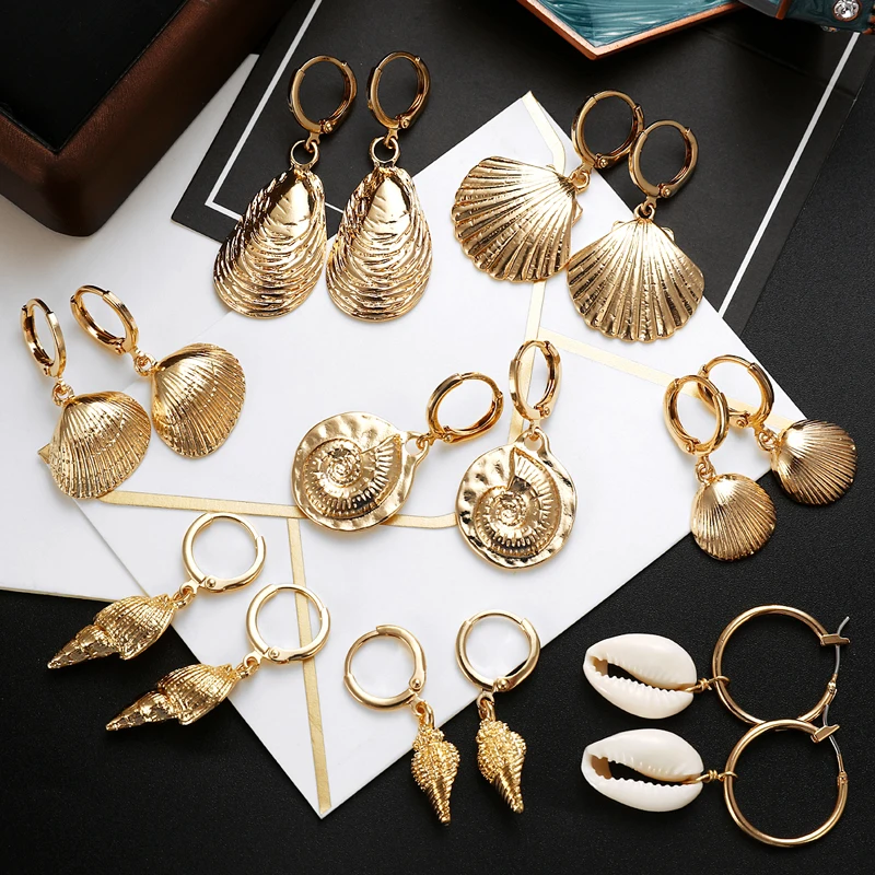 Starfish shell earrings ladies metal shell statement earrings for women 2019 ladies summer special gift wedding party
Starfish shell earrings ladies metal shell statement earrings for women 2019 ladies summer special gift wedding party