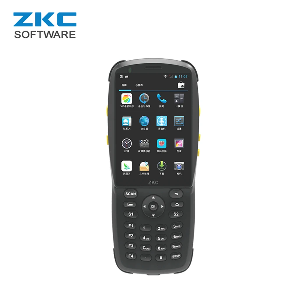 ZKC PDA3501S GPRS 3g WiFi Android IP54 ручной склад киоск 1D 2D сканер штрих-кода CMOS с ЖК-дисплеем