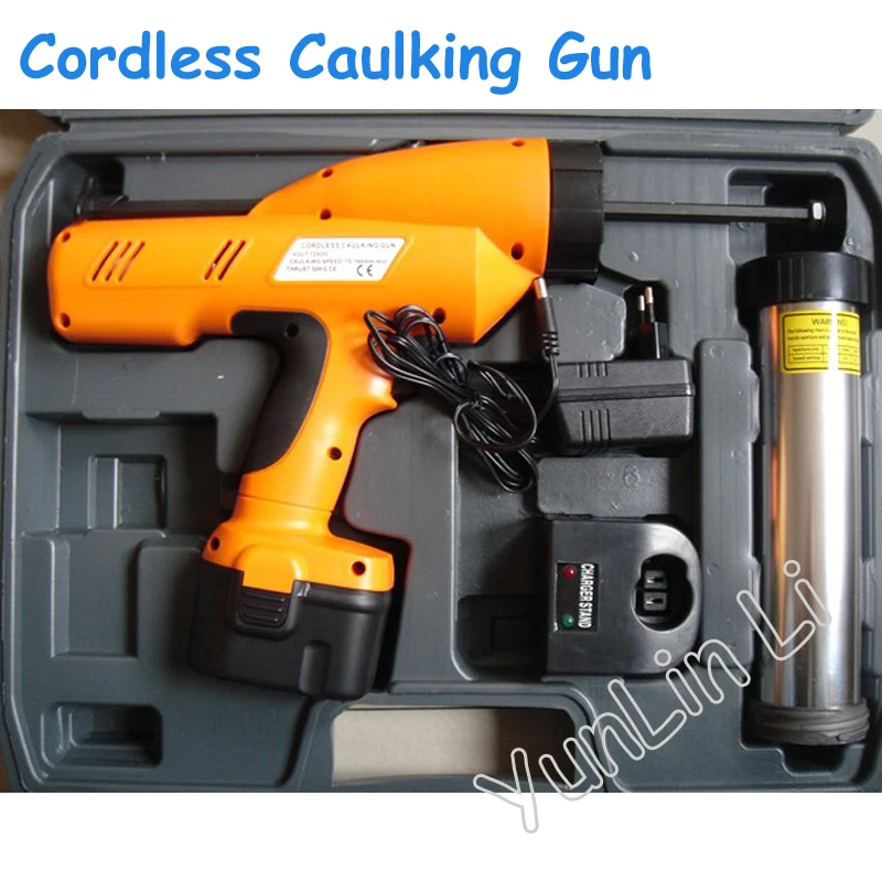 Cordless Caulking Gun 12V Handheld Electric Silicone Gun 300ml Rechargeable Glass Filled with Silicone Gun
Cordless Caulking Gun 12V Handheld Electric Silicone Gun 300ml Rechargeable Glass Filled with Silicone Gun