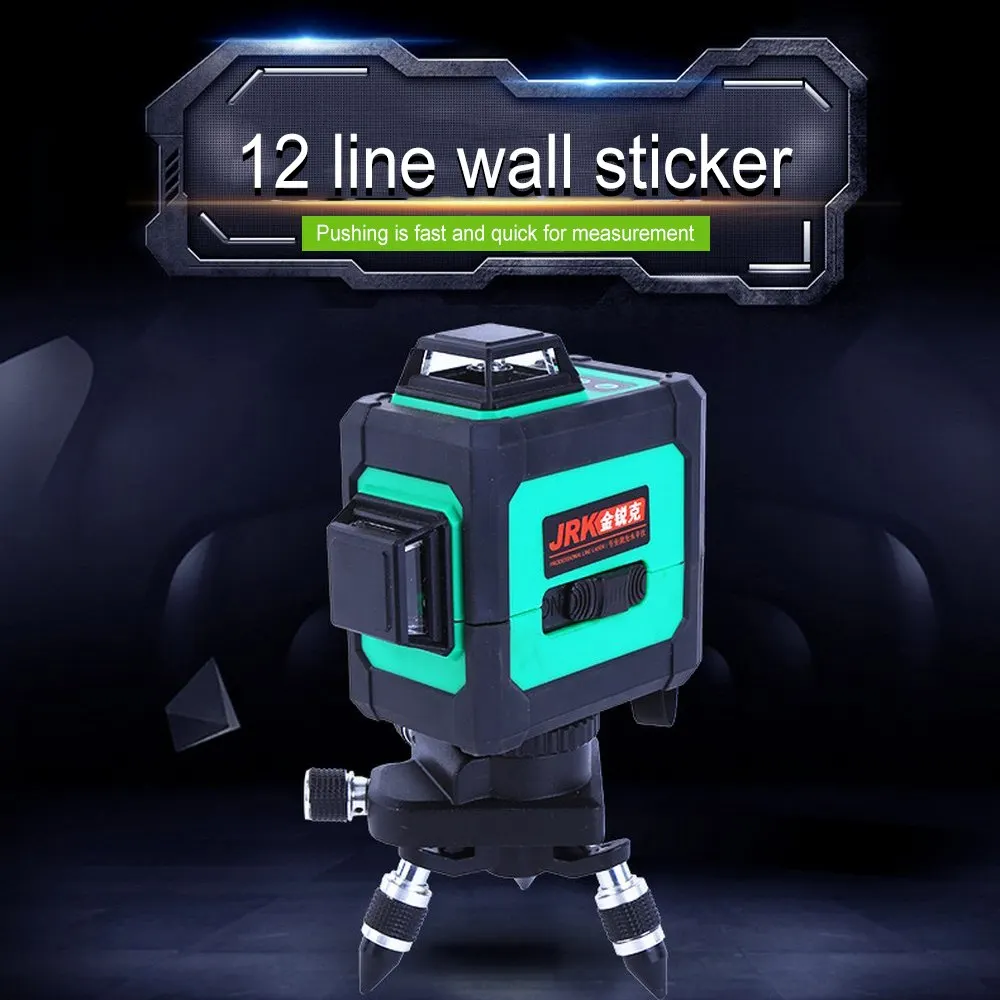 12 Lines 3D Green Laser 360 Rotary Cross Measure Level Self Leveling Wide Applications for Alignment Green Laser Beam Line Level
12 Lines 3D Green Laser 360 Rotary Cross Measure Level Self Leveling Wide Applications for Alignment Green Laser Beam Line Level