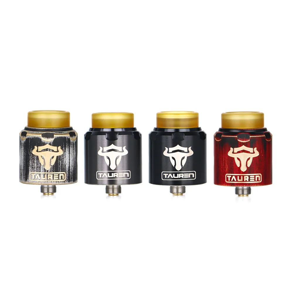 2 шт./лот Vape tank THC Tauren RDA Tank 810 Pei Drip Tip 24 мм двухсторонний атомайзер с 28