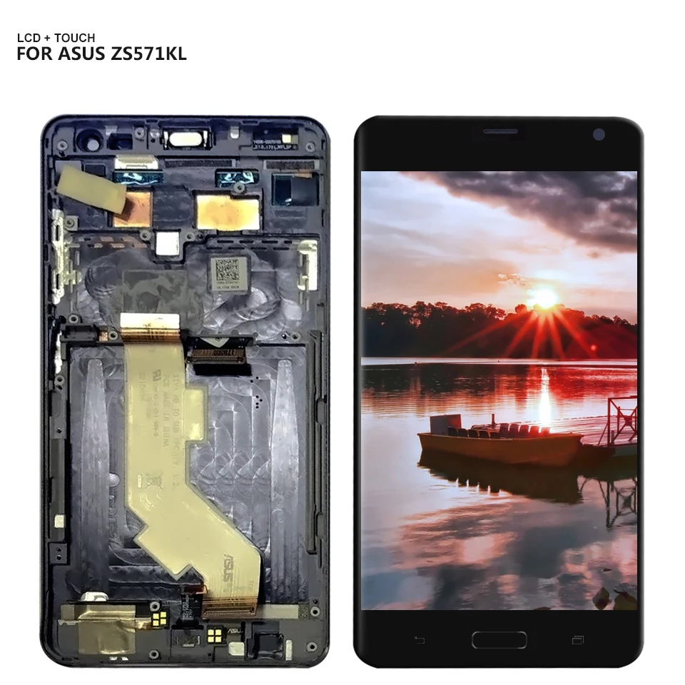 For Asus ZenFone AR ZS571KL LCD Display Touch Screen Digitizer Sensor Panel Assembly + Frame
For Asus ZenFone AR ZS571KL LCD Display Touch Screen Digitizer Sensor Panel Assembly + Frame