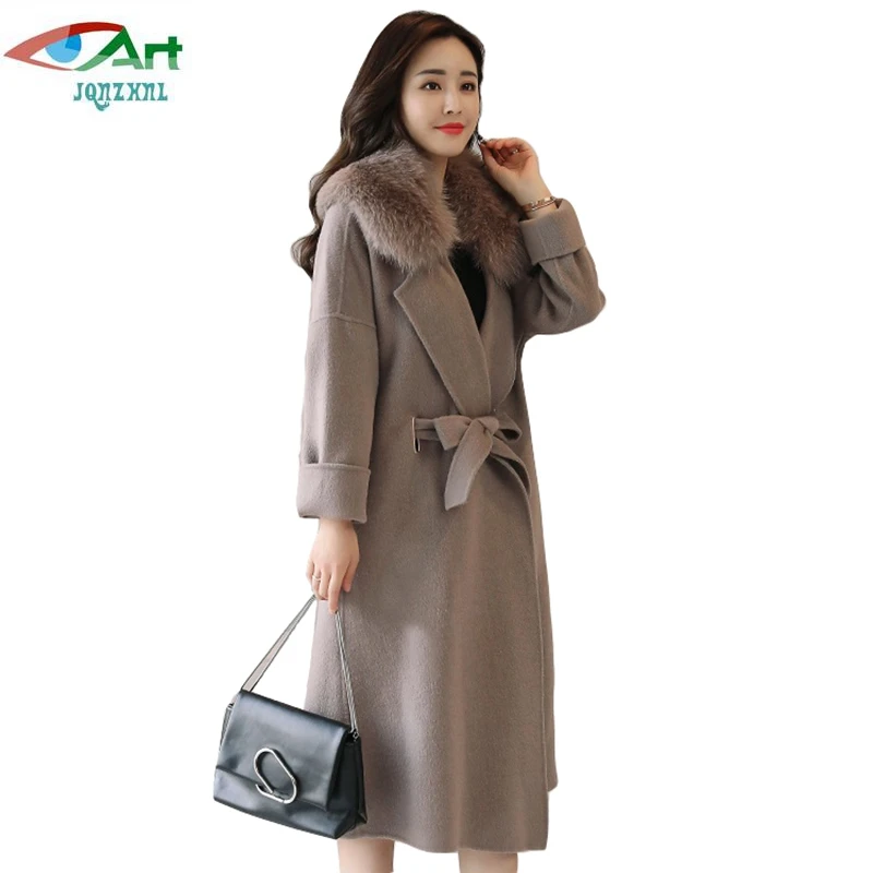JQNZHNL 2019 Autumn Women Casual Loose Wool Jacket And Coat Elegant Turn Down Fur Collar Double Side Woolen Jacket Overcoat E888
JQNZHNL 2019 Autumn Women Casual Loose Wool Jacket And Coat Elegant Turn Down Fur Collar Double Side Woolen Jacket Overcoat E888