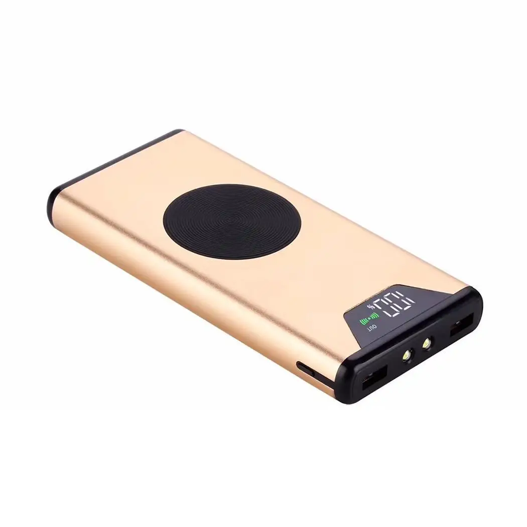 2 in 1 10000mAh Portable Power Bank Wireless Charger Dual USB LCD Display Mobile Power Bank Poverbank For iPhone Black Red
2 in 1 10000mAh Portable Power Bank Wireless Charger Dual USB LCD Display Mobile Power Bank Poverbank For iPhone Black Red