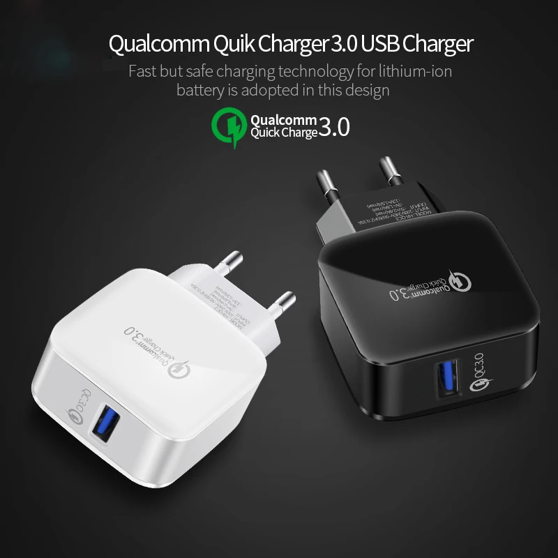 Yojock EU US Plug USB Phone Charger QC 3.0 USB Wall Travel Charge Fast Charging for Iphone X Samsung Lenovo Xiaomi Smart Phone
Yojock EU US Plug USB Phone Charger QC 3.0 USB Wall Travel Charge Fast Charging for Iphone X Samsung Lenovo Xiaomi Smart Phone