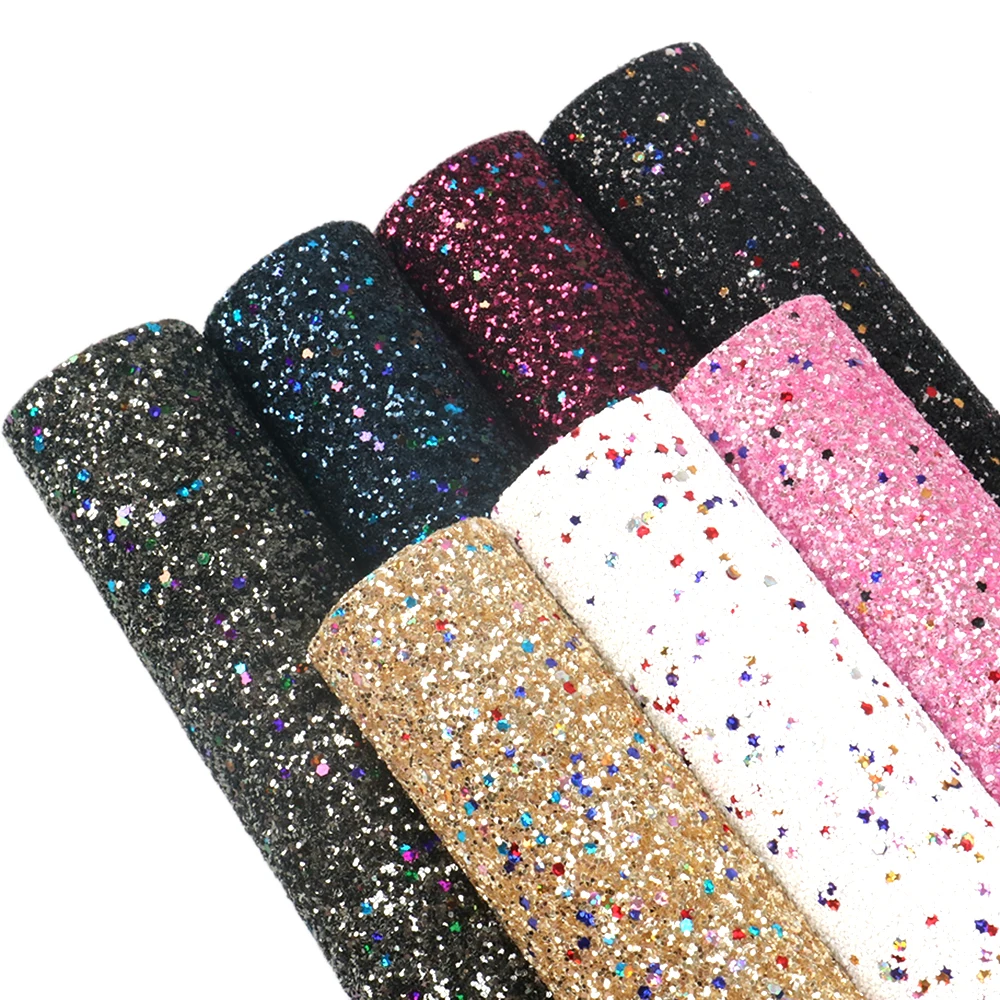 7pcs/set 20*34cm Chunky Sequin Glitter Faux Synthetic Leather Fabric Set ,DIY handmade materials for shoes phone case,1Yc6692
7pcs/set 20*34cm Chunky Sequin Glitter Faux Synthetic Leather Fabric Set ,DIY handmade materials for shoes phone case,1Yc6692