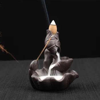 Smoke Backform Cones Sticks Incense Burner Holder Mountain Incense Censer Like Water Streaming Down Arts Crafts Home Decoration
Smoke Backform Cones Sticks Incense Burner Holder Mountain Incense Censer Like Water Streaming Down Arts Crafts Home Decoration