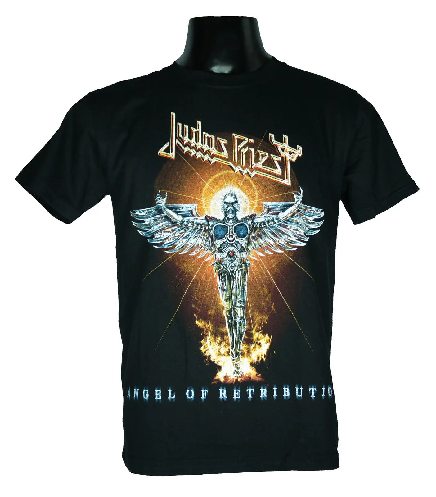 Judas Priest Medium Size M New! T-Shirt (Angel Of Retribution) 516 T Shits Printing Short Sleeve Casual O-Neck Cotton
Judas Priest Medium Size M New! T-Shirt (Angel Of Retribution) 516 T Shits Printing Short Sleeve Casual O-Neck Cotton