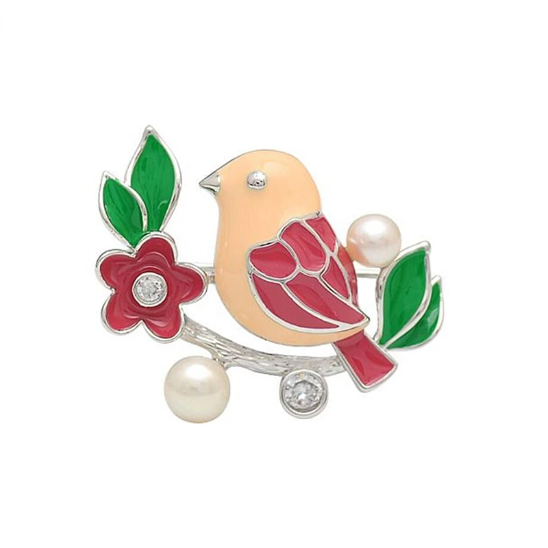 OneckOha Enameled Bird On Tree Branches Brooches Green Tree Leaf Pin Cute Animal Brooch Pin
OneckOha Enameled Bird On Tree Branches Brooches Green Tree Leaf Pin Cute Animal Brooch Pin