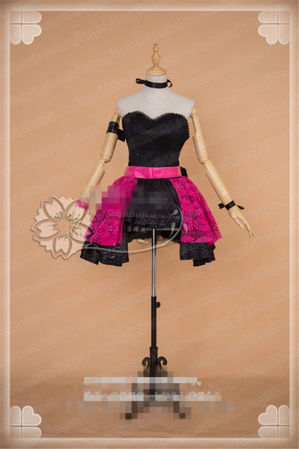 Anime Cosplay Costume vocaloid House dance LUKA Black Sexy tube top dress gorgeous and lovely Style Free Shipping B
Anime Cosplay Costume vocaloid House dance LUKA Black Sexy tube top dress gorgeous and lovely Style Free Shipping B