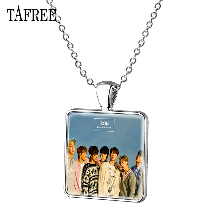 TAFREE IKON Album Photo Pendant Necklace Square Shape Glass Gems Necklaces Silver Color Link Chain Jewelry Wholesale IK05
TAFREE IKON Album Photo Pendant Necklace Square Shape Glass Gems Necklaces Silver Color Link Chain Jewelry Wholesale IK05