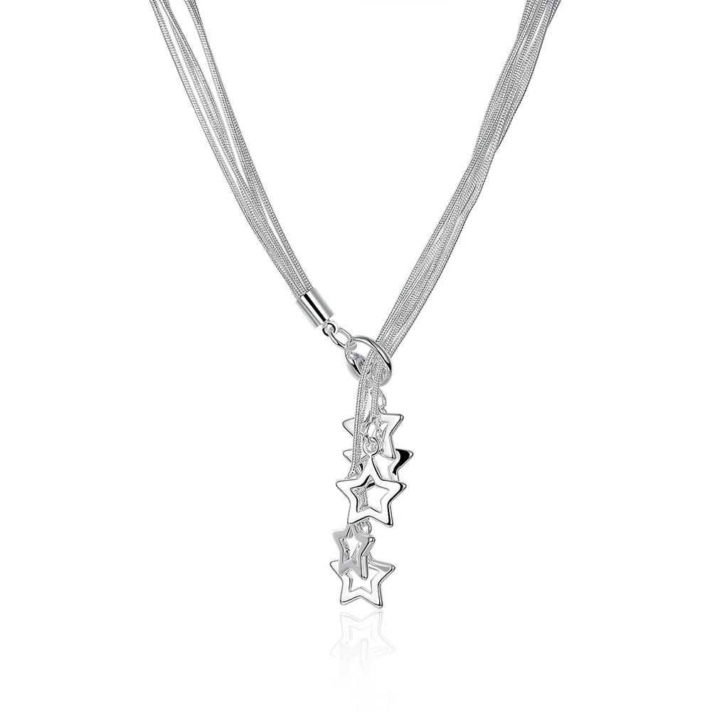 Фото Заводская цена высокое качество посеребренное ювелирное ожерелье модное милое