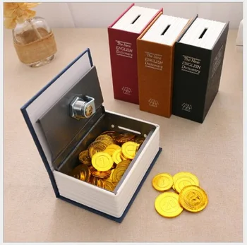 Dictionary Mini Safe Box Book Money Hide Secret Security Safe Lock Cash Money Coin Storage Jewellery key Locker Kid Gift
Dictionary Mini Safe Box Book Money Hide Secret Security Safe Lock Cash Money Coin Storage Jewellery key Locker Kid Gift