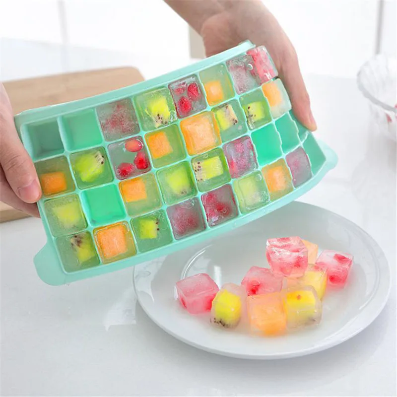 36 Grids Ice Cube Mold Silicone Square Shape Ice Maker Pudding Mould for Frozen Cube Container Kitchen Bar Accessories
36 Grids Ice Cube Mold Silicone Square Shape Ice Maker Pudding Mould for Frozen Cube Container Kitchen Bar Accessories