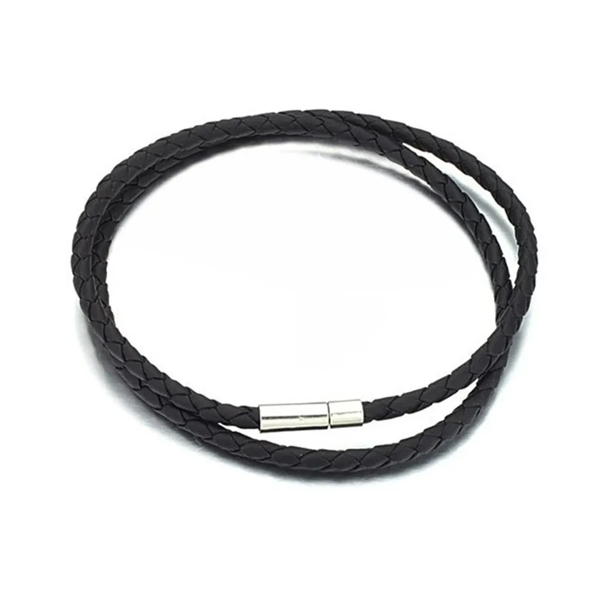 Stylish Jewelry 1pc Women Leather Chain Necklace Women Men Black 45CM Necklace Cords Choker Necklace Gift Charm Necklaces Drship
Stylish Jewelry 1pc Women Leather Chain Necklace Women Men Black 45CM Necklace Cords Choker Necklace Gift Charm Necklaces Drship
