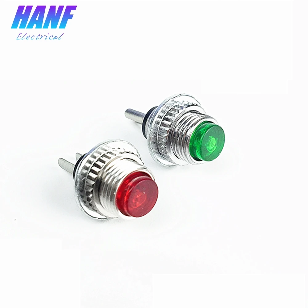 20Pcs Black Mini Switch 12Mm Waterproof 250V 1A Momentary Push Button Switch xn