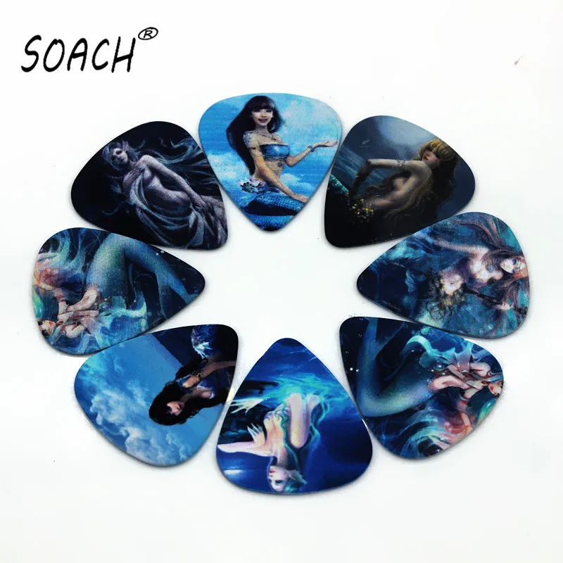 SOACH 50PCS 0.71mm Hot sale exquisite high quality two side errings pick DIY design The little mermaid pick guitar picks
SOACH 50PCS 0.71mm Hot sale exquisite high quality two side errings pick DIY design The little mermaid pick guitar picks