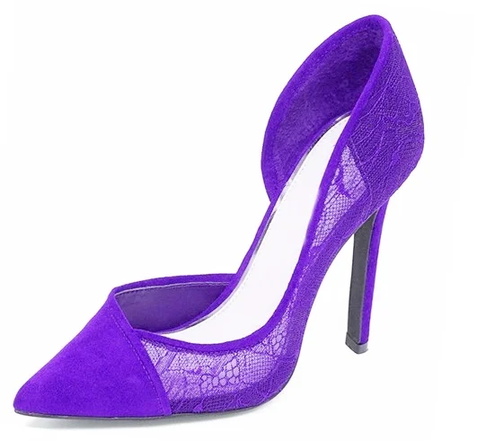 Lace Fabric Half D'Orsay Hollow Pointed Toe Pumps High Quality Cashmere Pointed Toe Shallow Slip On Stiletto Pumps Fine Handmake
Lace Fabric Half D'Orsay Hollow Pointed Toe Pumps High Quality Cashmere Pointed Toe Shallow Slip On Stiletto Pumps Fine Handmake