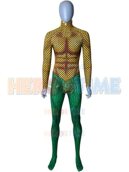 Classic Aquaman DC Comics Male Superhero Costume 3D Printed Spandex Halloween Cosplay Party Suit Zentai Bodysuit
Classic Aquaman DC Comics Male Superhero Costume 3D Printed Spandex Halloween Cosplay Party Suit Zentai Bodysuit