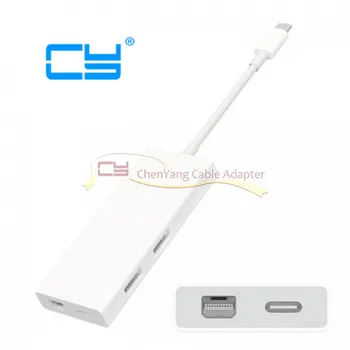 USB 3.1 Type C to Mini Displayport DP & USB 2.0 HUB OTG & USB-C Female Charger cable for Laptop & Macbook
USB 3.1 Type C to Mini Displayport DP & USB 2.0 HUB OTG & USB-C Female Charger cable for Laptop & Macbook