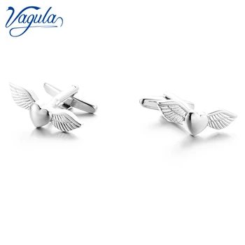 VAGULA New Cufflinks Top Luxury Brand Bonito Gemelos gift Party Wedding Button Love heart Angle Wing-design Cuff links 240
VAGULA New Cufflinks Top Luxury Brand Bonito Gemelos gift Party Wedding Button Love heart Angle Wing-design Cuff links 240