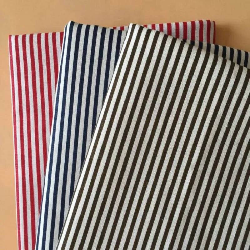 Patchwork Cotton Twill Fabric Vrious Color Options Stripe Printed Abrasion-Resistant Sewing Cotton Linen Fabric Material Cloth
Patchwork Cotton Twill Fabric Vrious Color Options Stripe Printed Abrasion-Resistant Sewing Cotton Linen Fabric Material Cloth