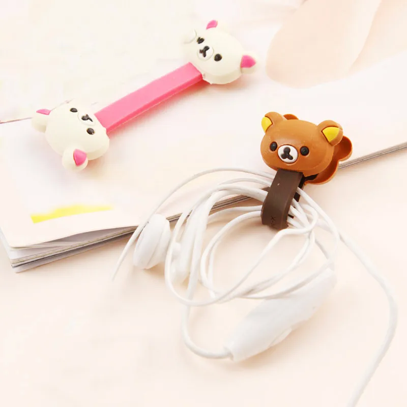 2pcs/lot Wire Organizer Kawaii Animals Cable Headphone Winder Earbud Silicone Cord Wrap Earphone Cord
2pcs/lot Wire Organizer Kawaii Animals Cable Headphone Winder Earbud Silicone Cord Wrap Earphone Cord