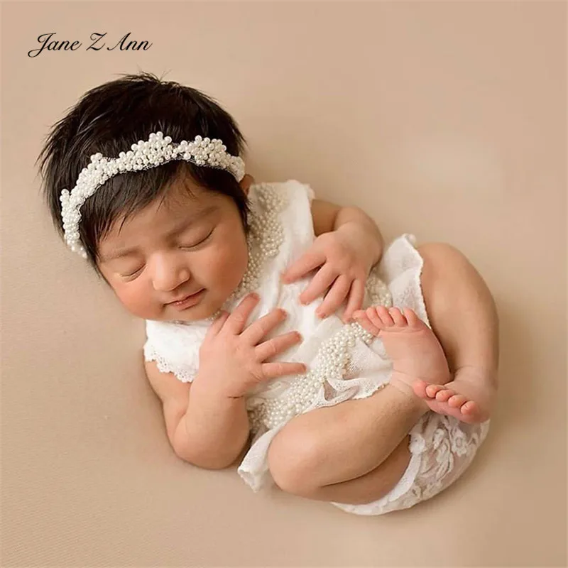 Jane Z Ann Pearl hair belt handmade headdress newborn photography props studio shooting accessories
Jane Z Ann Pearl hair belt handmade headdress newborn photography props studio shooting accessories