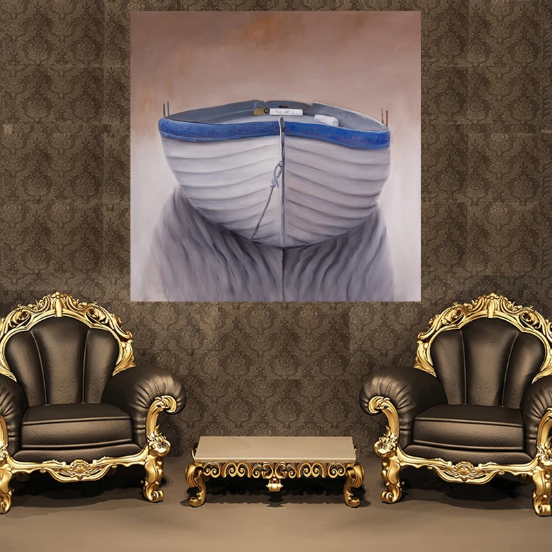 Фото 1 шт. абстрактная лодка HD настенная живопись холст украшение для дома Спальня