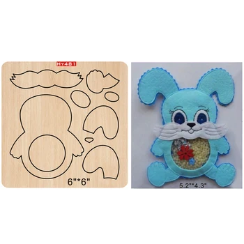 Cute rabbit 2019 new wooden mould cutting dies for scrapbooking Thickness/15.8mm
Cute rabbit 2019 new wooden mould cutting dies for scrapbooking Thickness/15.8mm